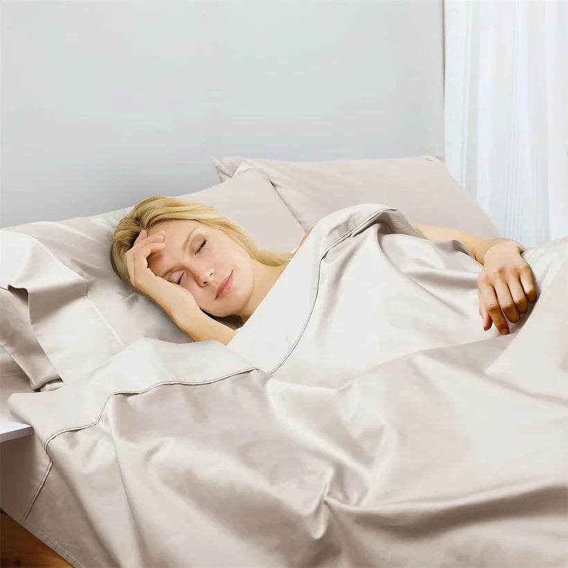 1Pc 100% Egyptian Cotton Flat Sheet High Quality Bed Sheet Luxurious 800 Thread Count Pure Cotton Top Sheets Soft Home Bed Linen - Sleep Galleria