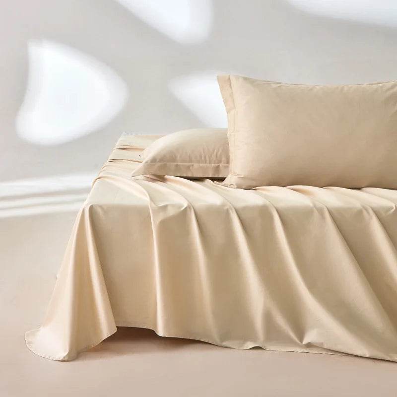 1Pc 100% Egyptian Cotton Flat Sheet High Quality Bed Sheet Luxurious 800 Thread Count Pure Cotton Top Sheets Soft Home Bed Linen - Sleep Galleria