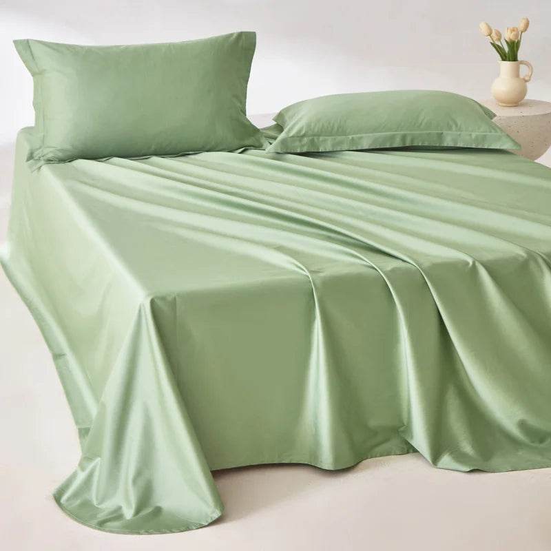1Pc 100% Egyptian Cotton Flat Sheet High Quality Bed Sheet Luxurious 800 Thread Count Pure Cotton Top Sheets Soft Home Bed Linen - Sleep Galleria