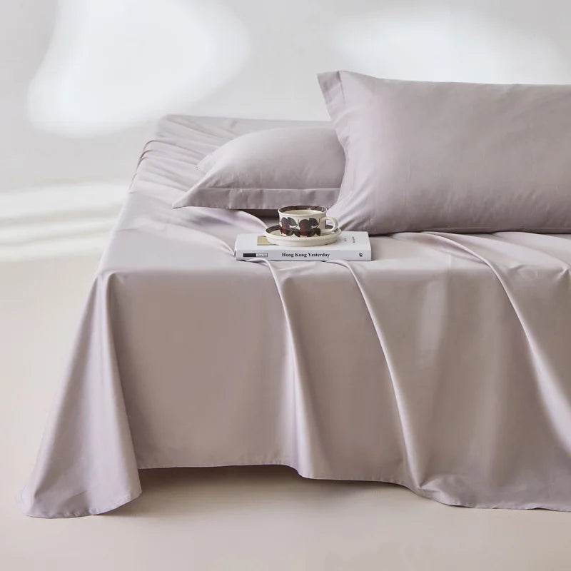 1Pc 100% Egyptian Cotton Flat Sheet High Quality Bed Sheet Luxurious 800 Thread Count Pure Cotton Top Sheets Soft Home Bed Linen - Sleep Galleria