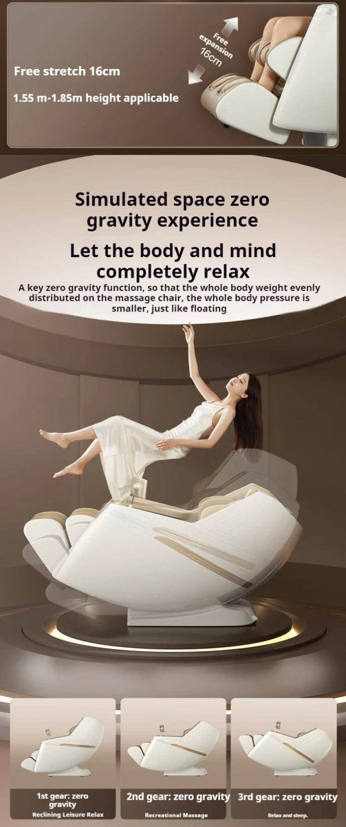 2 Year Warranty 4D SL Airbag Zero Gravity full body Massage Chair Home 3D Office Foot Roller Shiatsu Office Chair Massage Sofa - Sleep Galleria