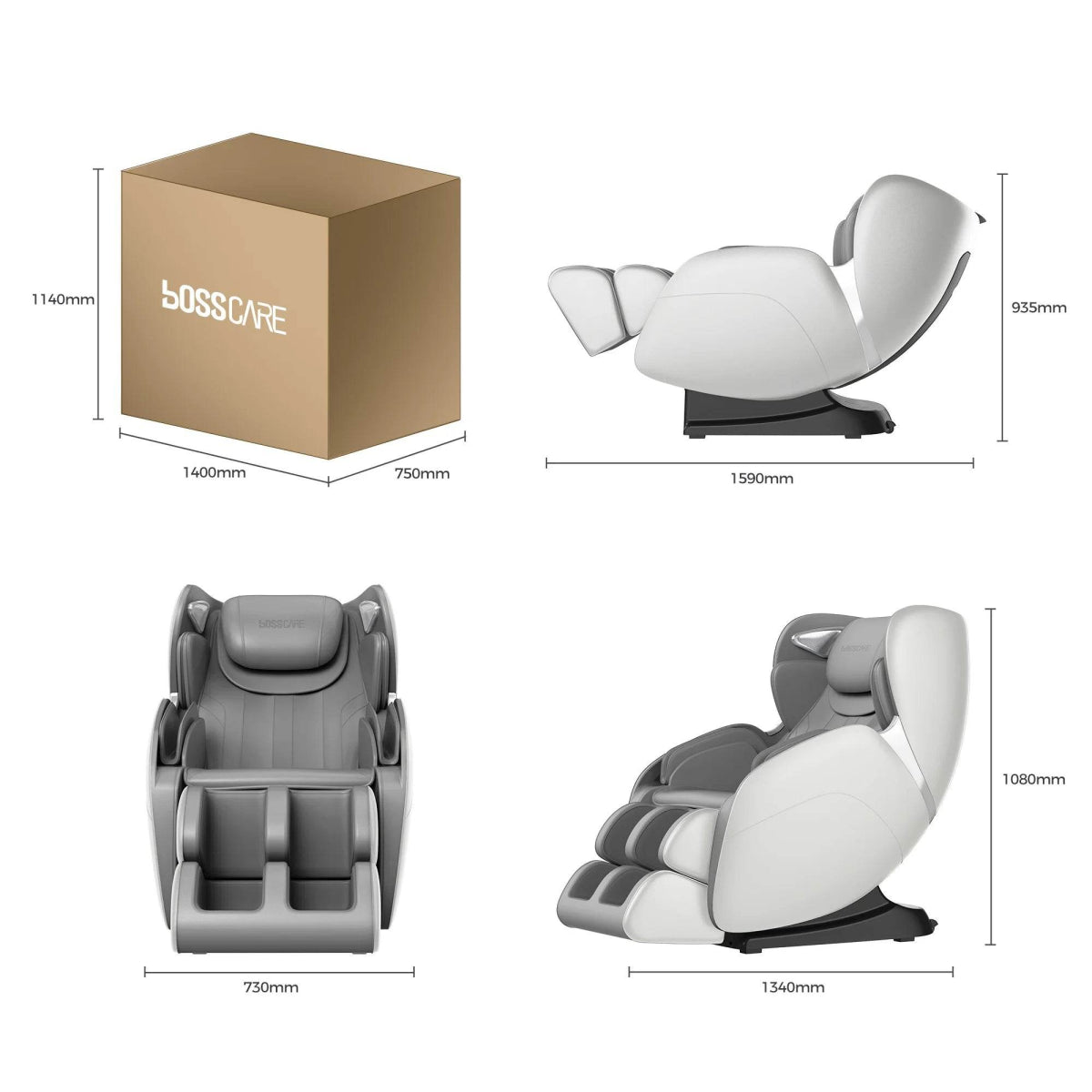 2 Year Warranty 4D SL Airbag Zero Gravity full body Massage Chair Home 3D Office Foot Roller Shiatsu Office Chair Massage Sofa - Sleep Galleria