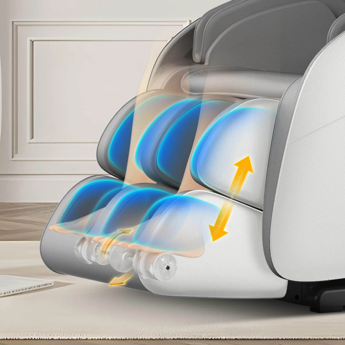 2 Year Warranty 4D SL Airbag Zero Gravity full body Massage Chair Home 3D Office Foot Roller Shiatsu Office Chair Massage Sofa - Sleep Galleria