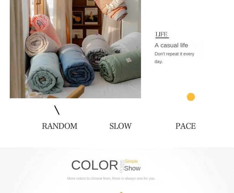 2025 new Japanese polyester cotton quilted summer quilt skin-friendly washable light luxury style solid color lightweight - Sleep Galleria