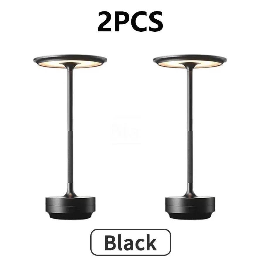 2PCS Rechargeable Wireless Table Lamp for Bedroom, Rechargeable, Touch Lamp, Camping Candle, Creative, USB-C, Desk Lamp - Sleep Galleria