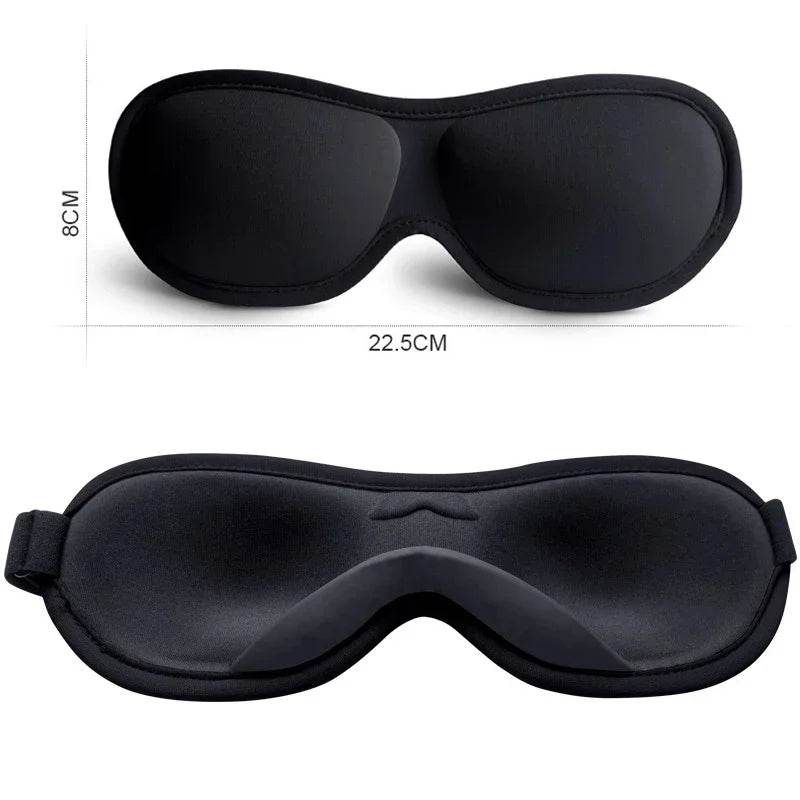 3D Eye Sleeping Mask Breathable Flight Nap Night Shading Sleep Eye Mask Portable Women Men Eye Cover Patch Milk Silk Eyeshade - Omega Lifestyles