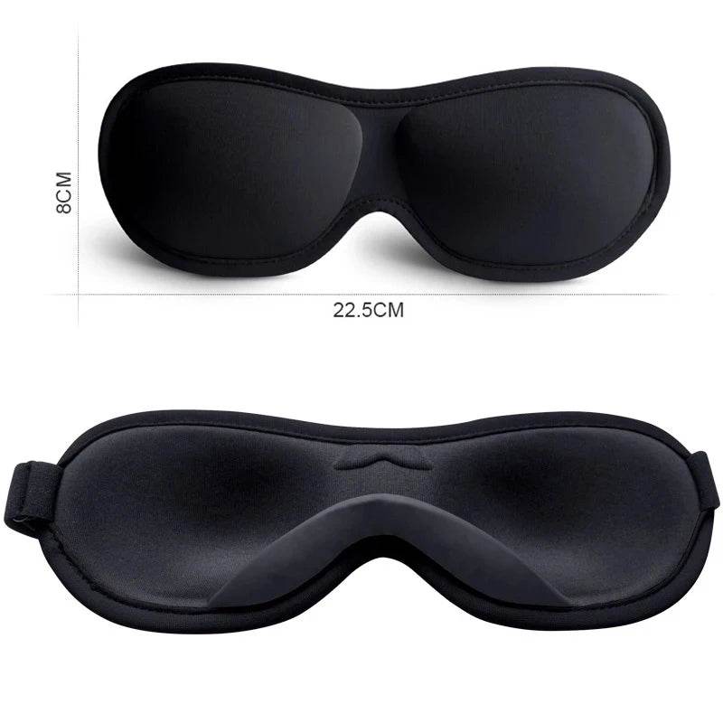 3D Eye Sleeping Mask Breathable Flight Nap Night Shading Sleep Eye Mask Portable Women Men Eye Cover Patch Milk Silk Eyeshade - Omega Lifestyles