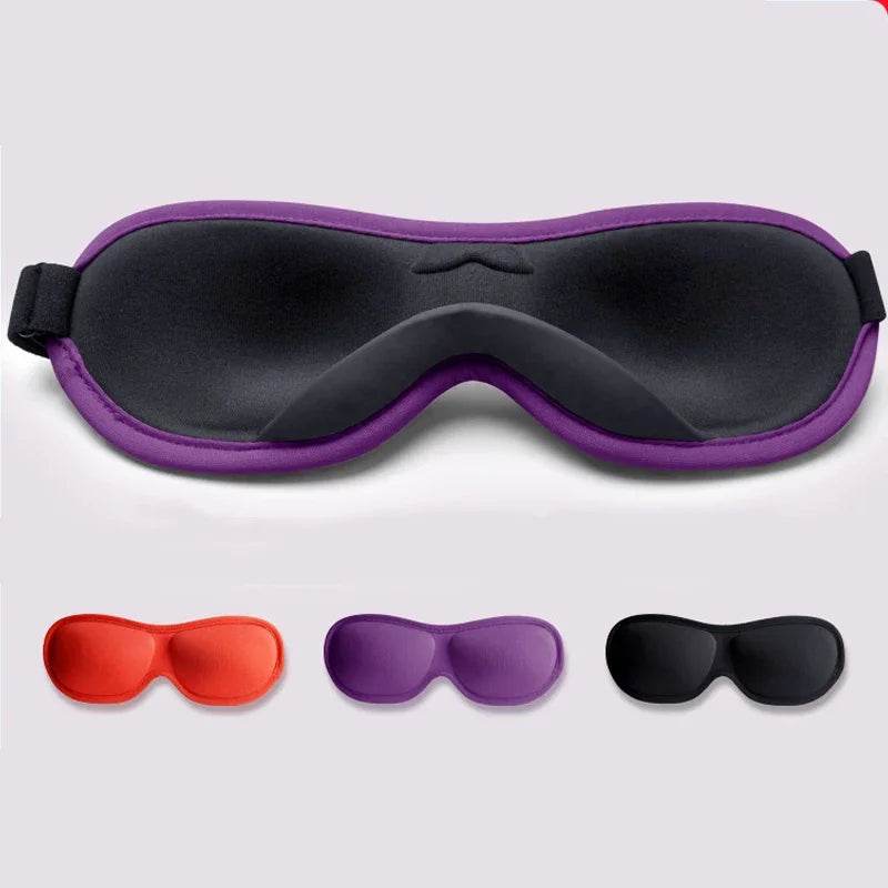 3D Eye Sleeping Mask Breathable Flight Nap Night Shading Sleep Eye Mask Portable Women Men Eye Cover Patch Milk Silk Eyeshade - Omega Lifestyles