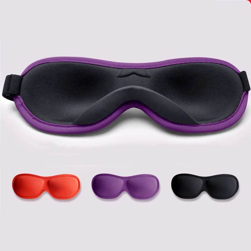 3D Eye Sleeping Mask Breathable Flight Nap Night Shading Sleep Eye Mask Portable Women Men Eye Cover Patch Milk Silk Eyeshade - Omega Lifestyles