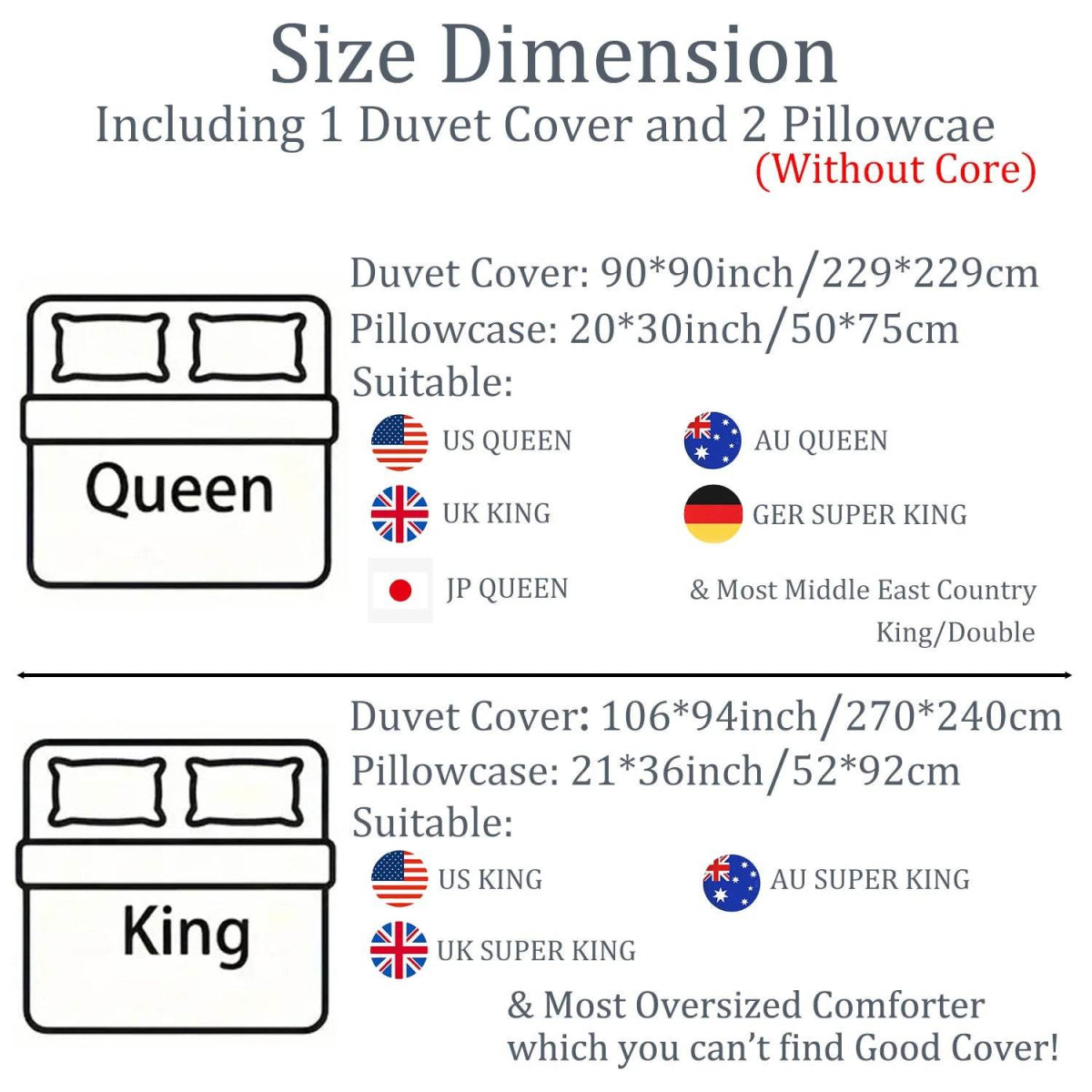 3pcs 600TC 100% Egyptian Cotton Duvet Cover Set, Blue Watercolor Floral, Soft Breathable Skin-Friendly (No Inserts) - Sleep Galleria