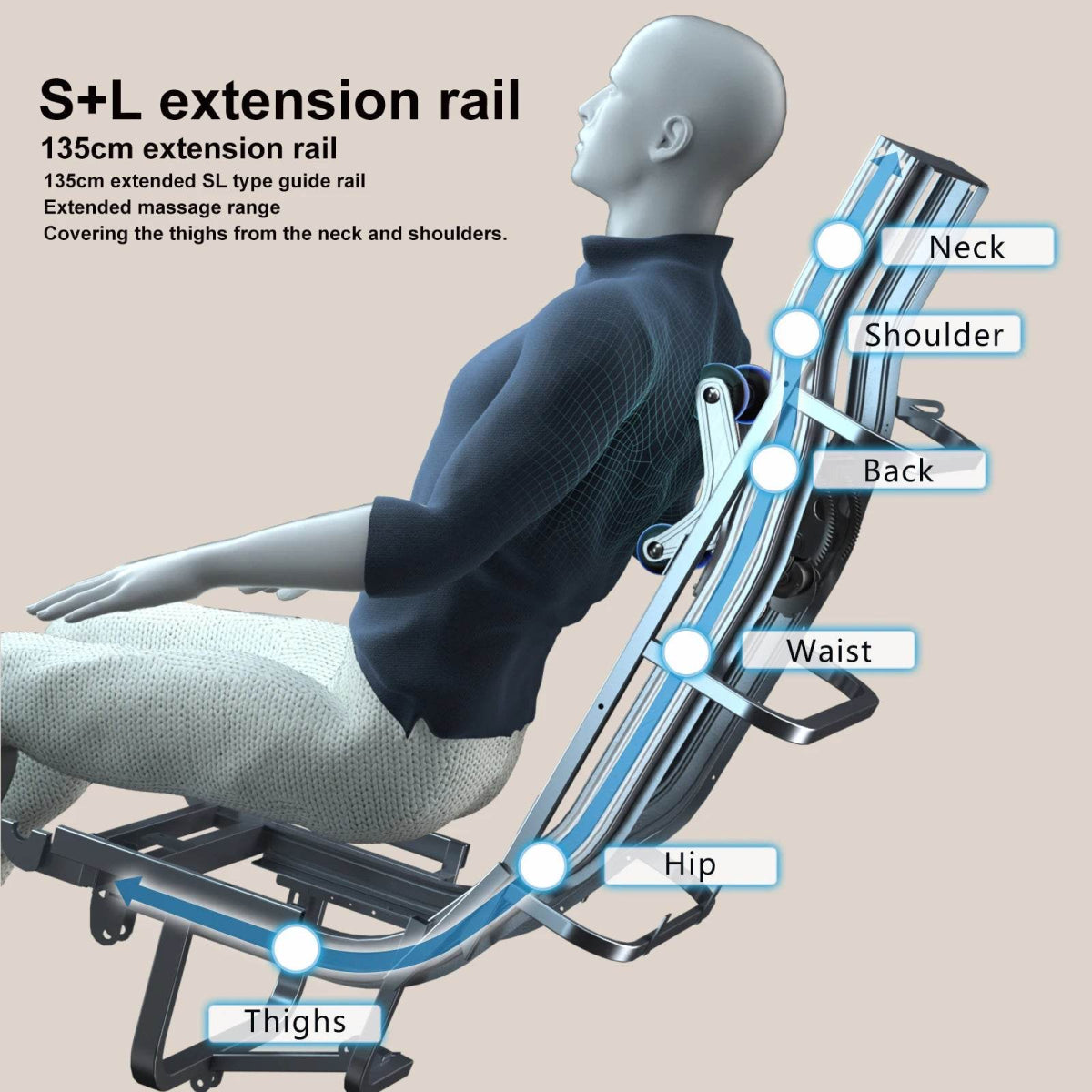 5D Massage Chair Yoga Stretch Zero Gravity Massage Chairs Automatic Calfrest Extension Calf Kneading Full Body Relaxation Gits - Sleep Galleria