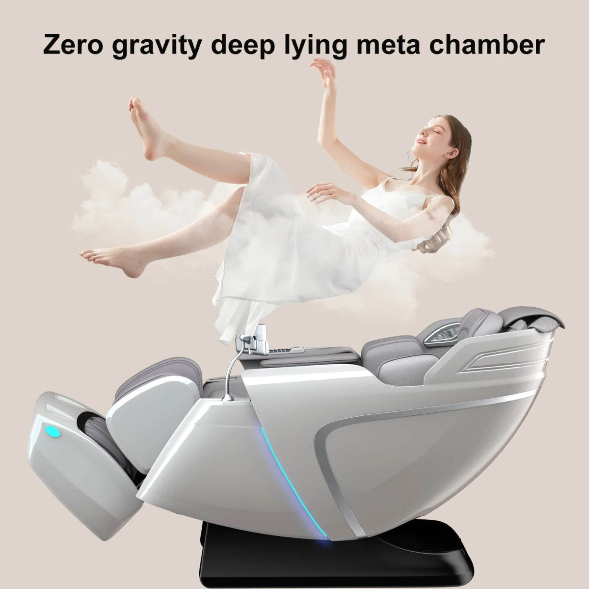 5D Massage Chair Yoga Stretch Zero Gravity Massage Chairs Automatic Calfrest Extension Calf Kneading Full Body Relaxation Gits - Sleep Galleria