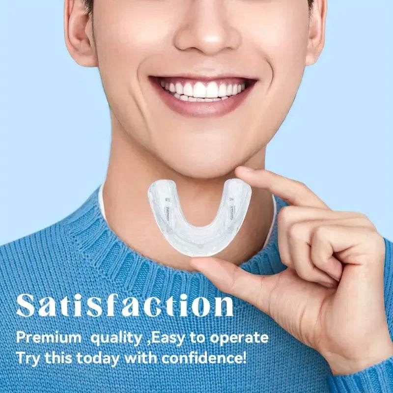 Anti Snoring Oral Protective Gear Bruxism Mouth Guard Adjustable Suitable for Bruxism and Sleep Apnea Snoring Cessation Device - Omega Lifestyles