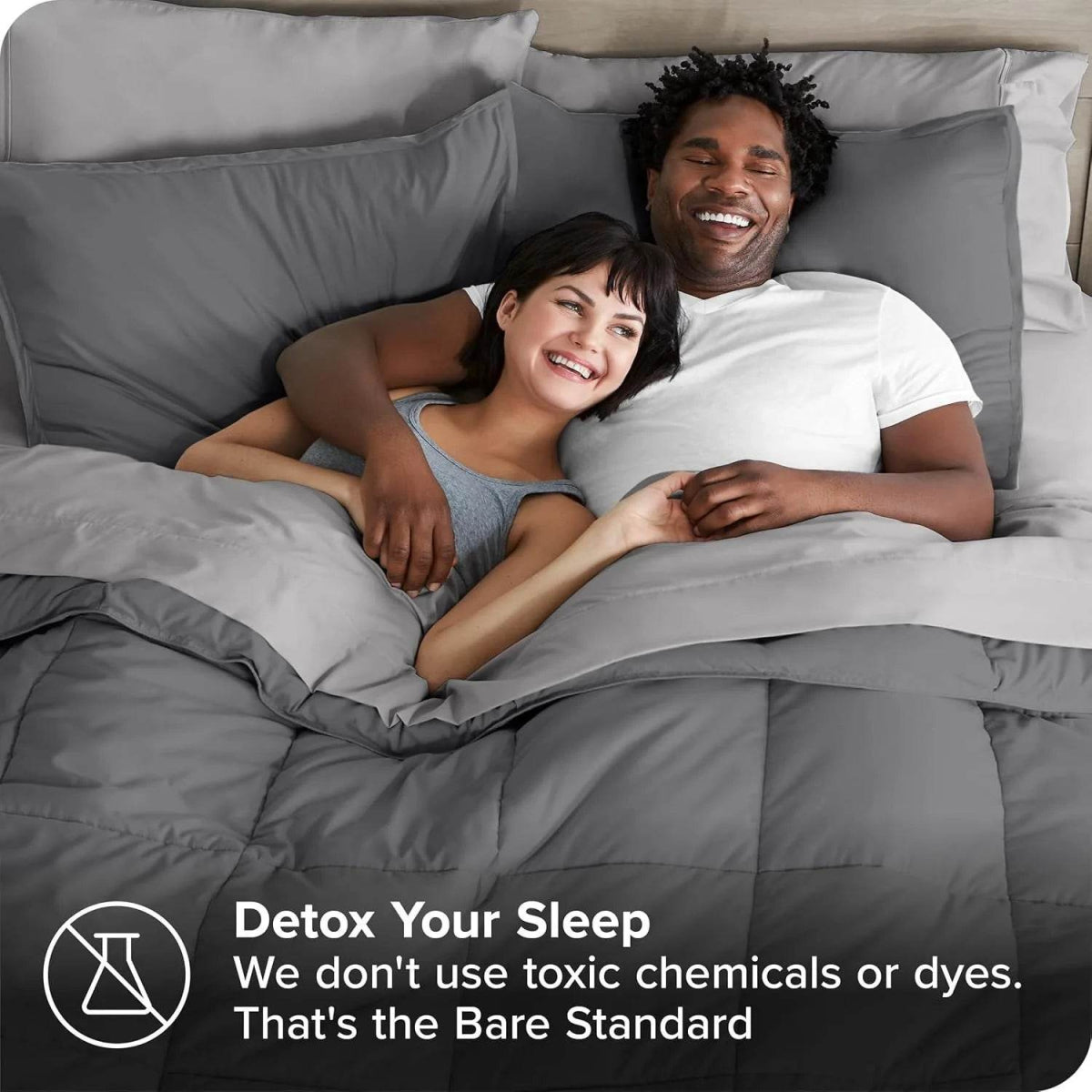 Bed-in-A-Bag 7 Piece Comforter & Sheet Set - Full - Goose Down Alternative - Ultra-Soft 1800 Premium - Bedding Set - Omega Lifestyles