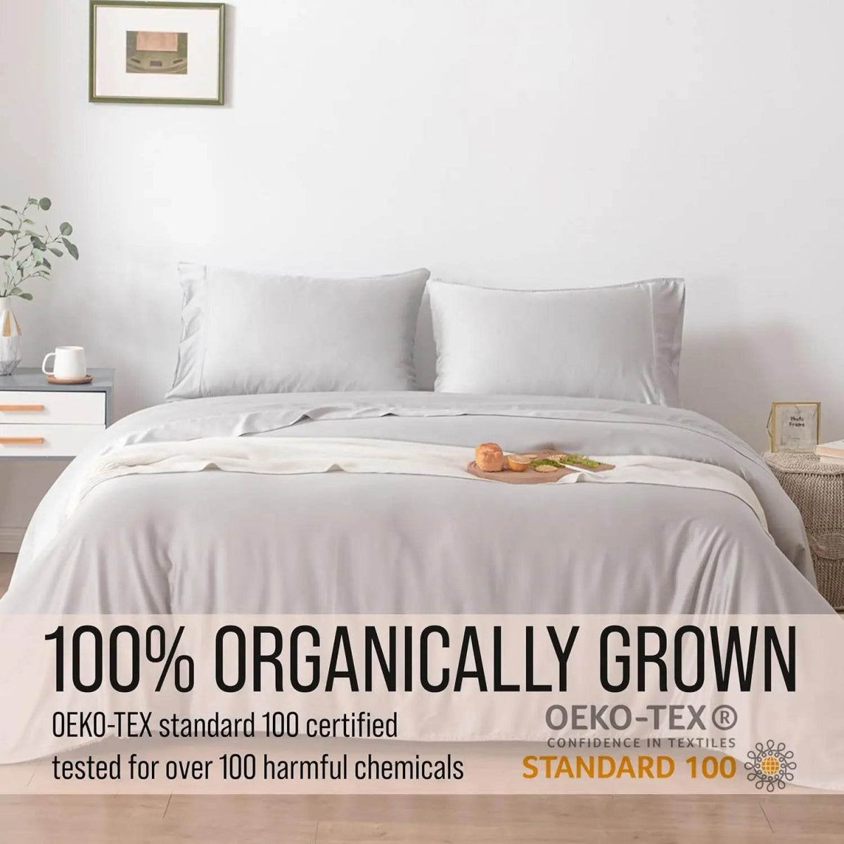 Bella Coterie Luxury Bamboo Viscose Split King Size Sheet Set | 100% Organically Grown | Ultra Soft | Cooling For Hot Sleepers - Sleep Galleria