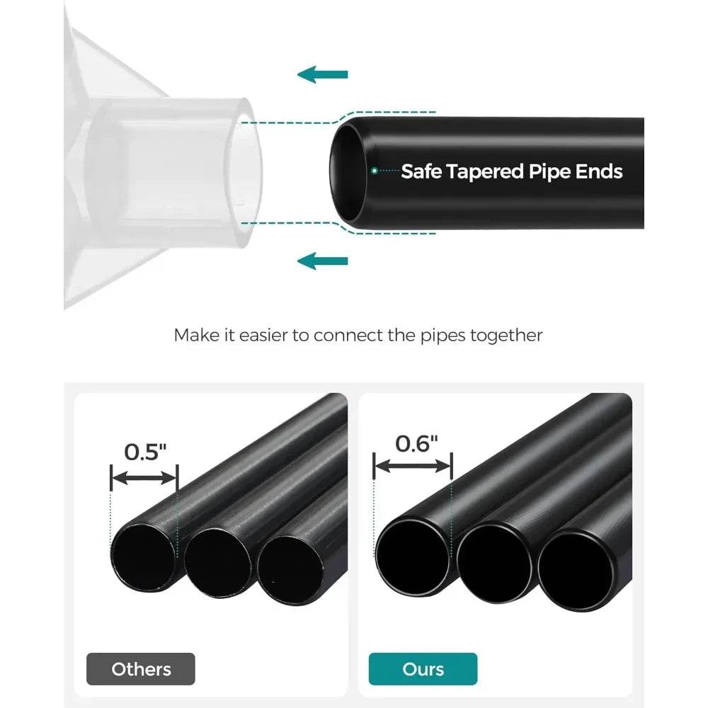 Closet Wardrobe, Portable Closet for Bedroom, Clothes Rail with Non-Woven Fabric Cover, Clothes Storage Organizer - Omega Lifestyles