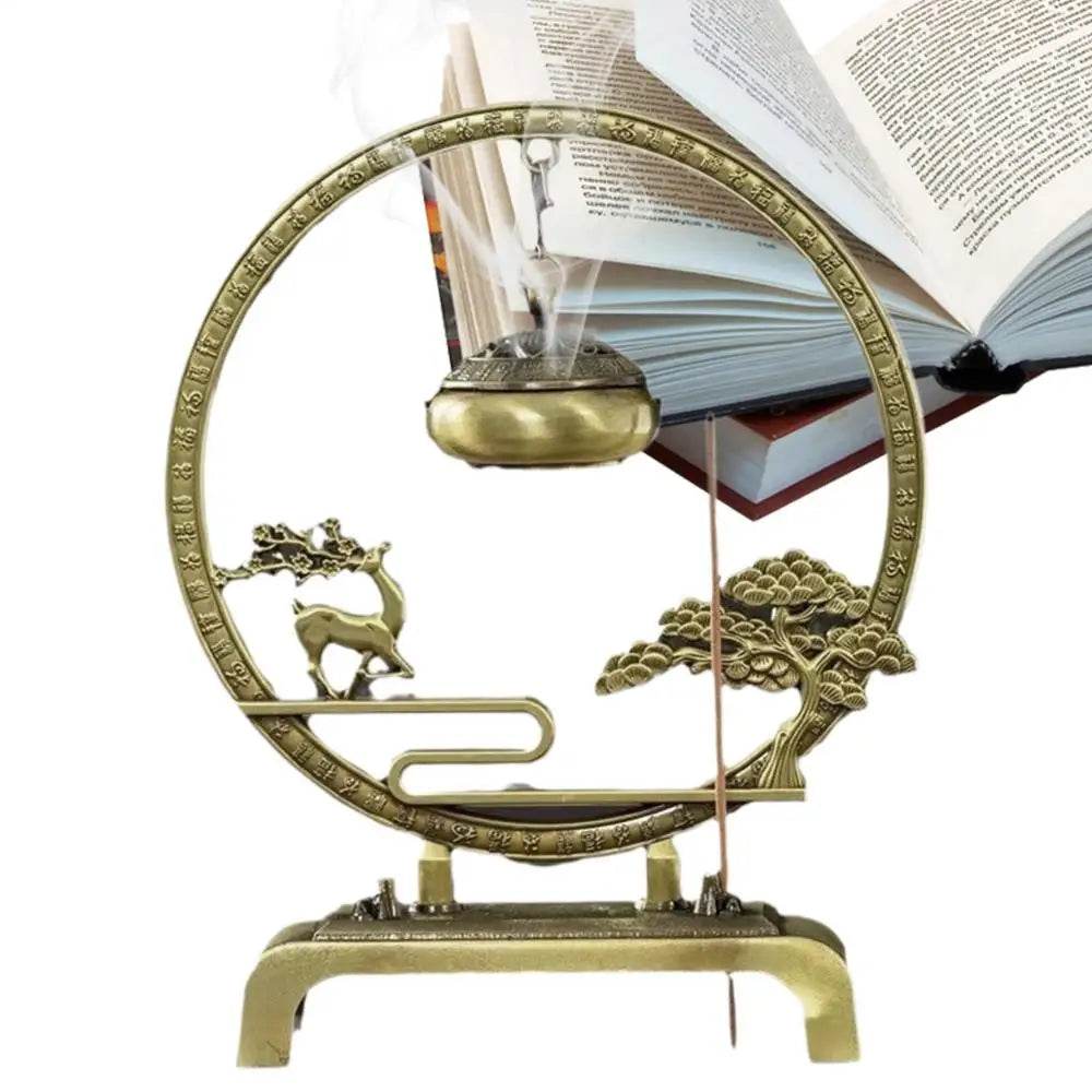 Cone Incense Burner Coil Incense Censer Metal Meditation Tool Zen Decor Desktop Ornament For Home Bedroom Teahouse Yoga Spa - Sleep Galleria