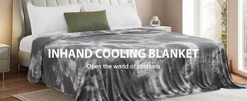 Cooling Blanket Tie Dye Queen Size, Summer Blankets for Hot Sleepers & Night Sweat, Cold Cool Lightweight Cooling Blanket - Omega Lifestyles