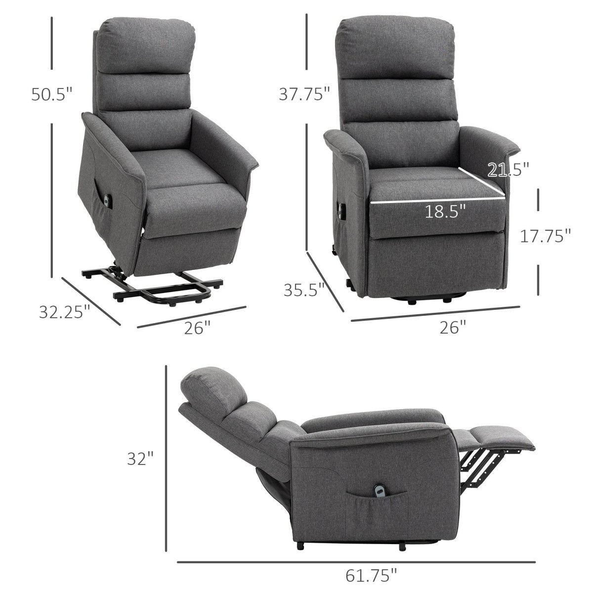 Electric Power Lift Recliner Chair for Elderly - Sleep Galleria