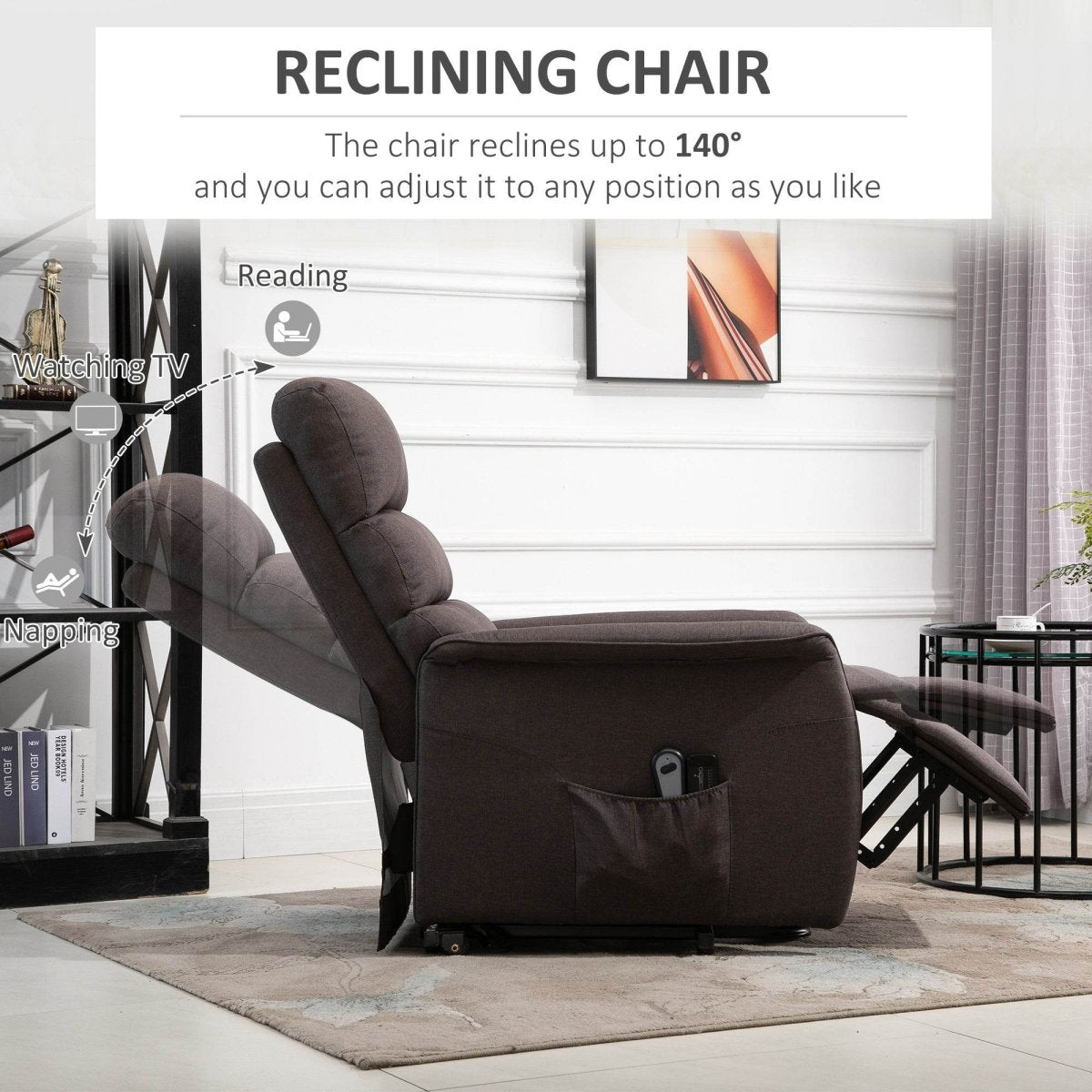 Electric Power Lift Recliner Chair with Remote Control - Sleep Galleria