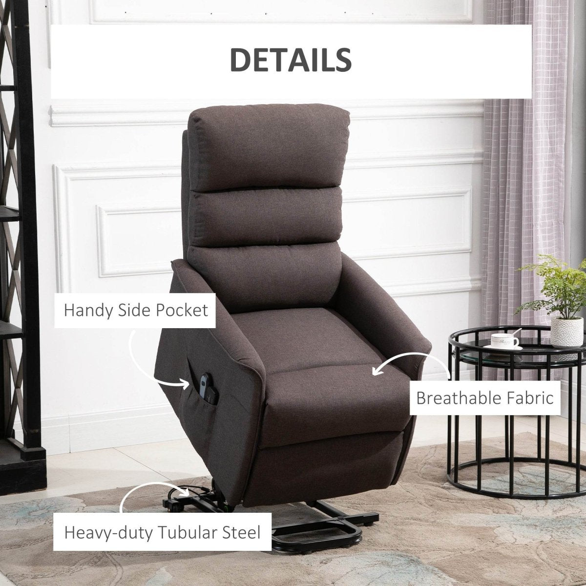 Electric Power Lift Recliner Chair with Remote Control - Sleep Galleria