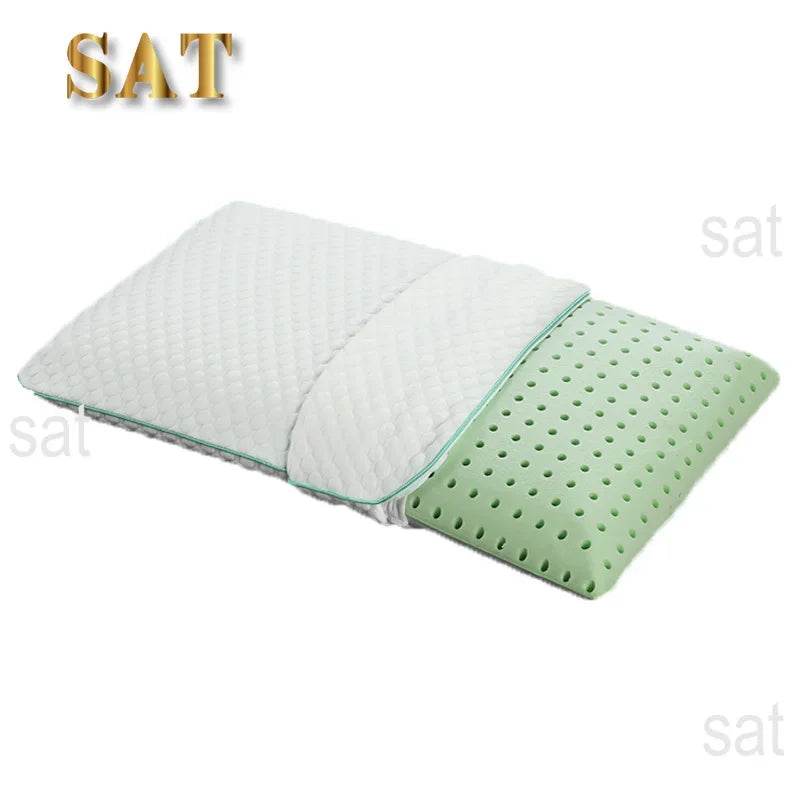 -Factory Price Bedroom memory foam mold pillow with Breathable holes Lavender Charcoal Memory Foam Pillow - Sleep Galleria