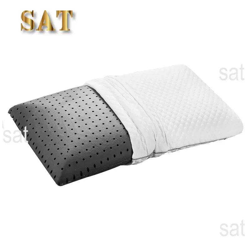 -Factory Price Bedroom memory foam mold pillow with Breathable holes Lavender Charcoal Memory Foam Pillow - Sleep Galleria