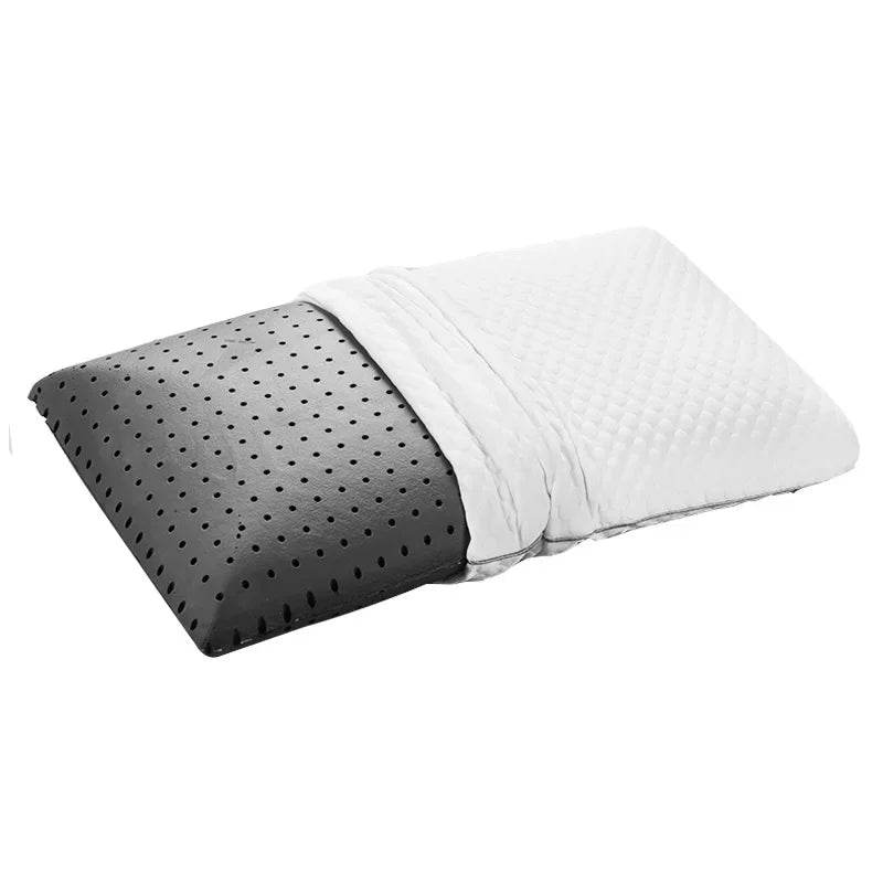 -Factory Price Bedroom memory foam mold pillow with Breathable holes Lavender Charcoal Memory Foam Pillow - Sleep Galleria