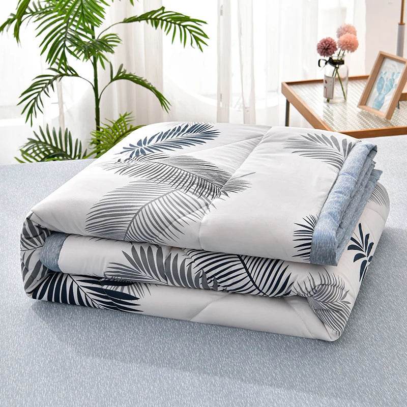 Fashion Skin-friendly Summer Cool Blanket Comfortable Lightweight Air Condition Comforter Machine Washable Quilt for Adults Kid - Sleep Galleria