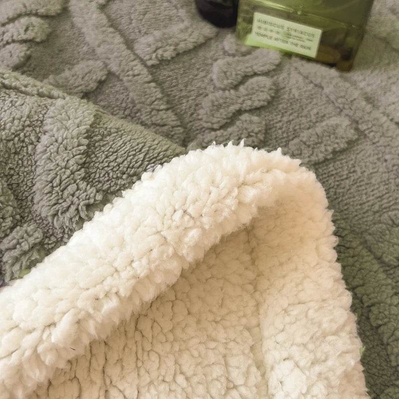 Fleece Blanket Super Soft Cozy Throw Blankek Lightweight Fuzzy Textured Flaneel Blanket Warm Plush Throws for Couch Soft Bed - Sleep Galleria