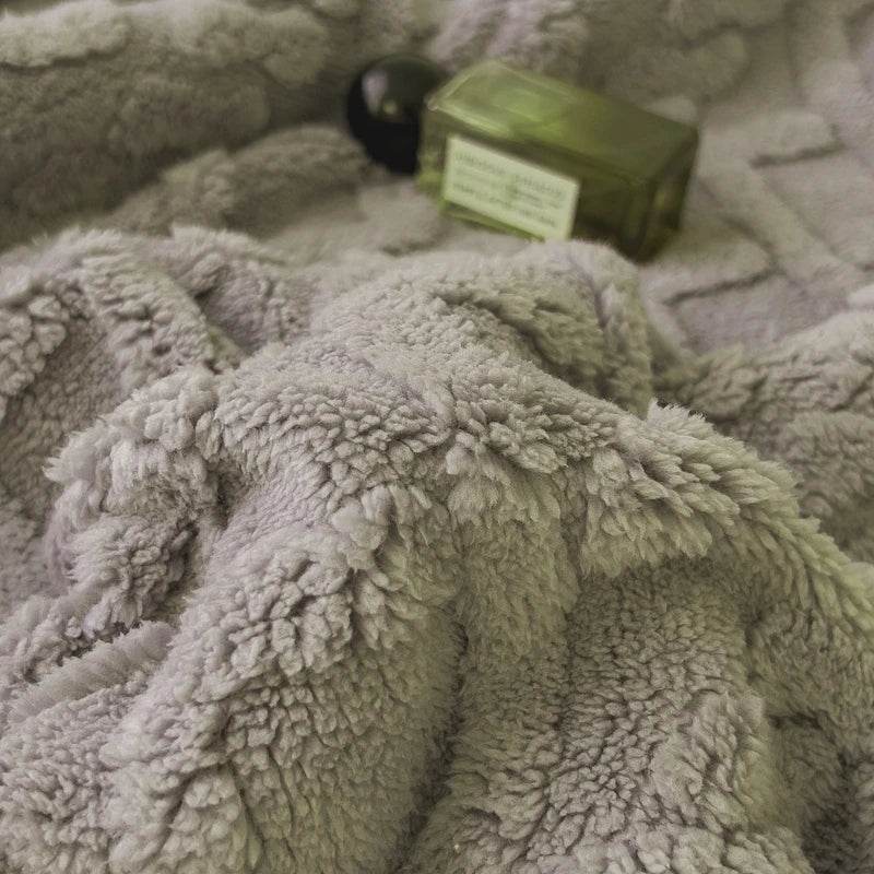Fleece Blanket Super Soft Cozy Throw Blankek Lightweight Fuzzy Textured Flaneel Blanket Warm Plush Throws for Couch Soft Bed - Sleep Galleria