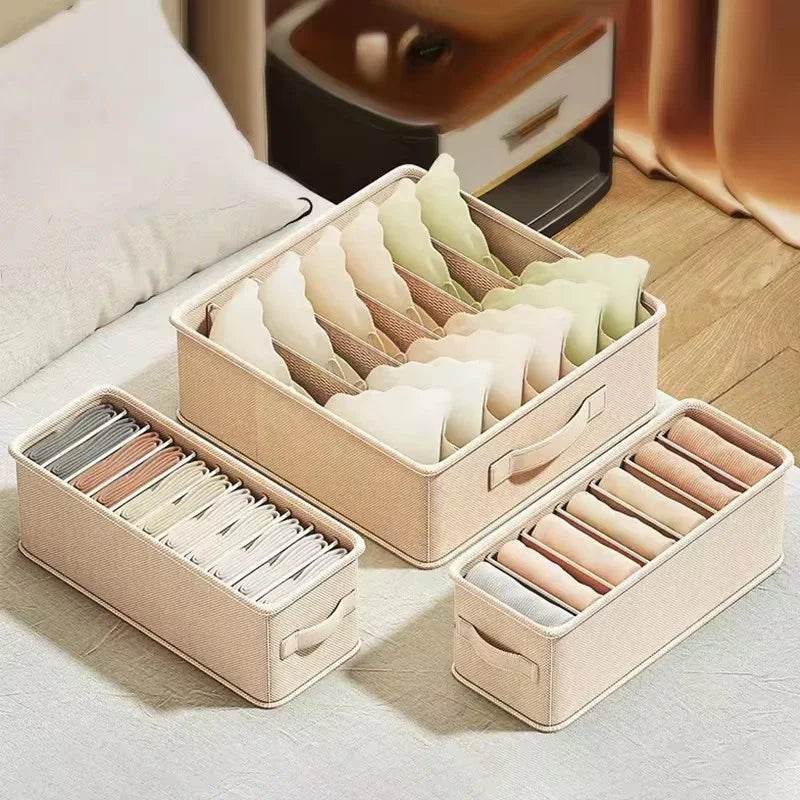 Foldable Underwear Organizer Cabinets Drawer Underwear Storage Box Hard Bra Socks Organizer Closet Clothes Storage Organizers - Sleep Galleria