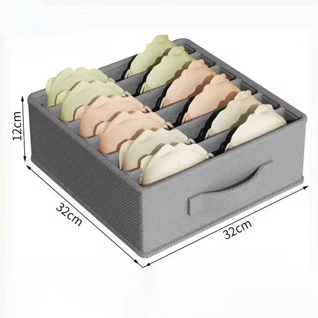 Foldable Underwear Organizer Cabinets Drawer Underwear Storage Box Hard Bra Socks Organizer Closet Clothes Storage Organizers - Sleep Galleria