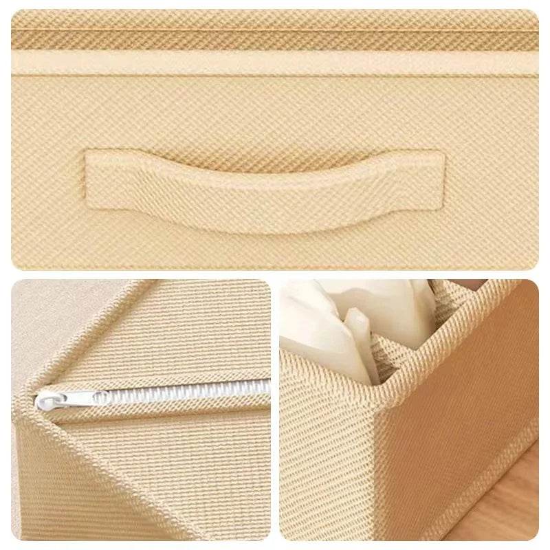 Foldable Underwear Organizer Cabinets Drawer Underwear Storage Box Hard Bra Socks Organizer Closet Clothes Storage Organizers - Sleep Galleria