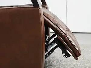 Genuine Leather Power Swivel Glider Rocker Recliner, Adjustable Power Headrest, Wooden Armrest, Certified Recliner Chair Sofa - Omega Lifestyles