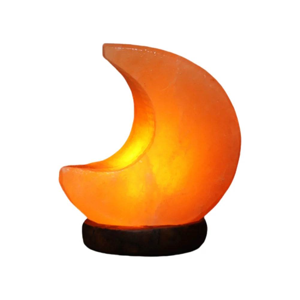 Himalayan Crystal Salt Rock Lamp with Base - Sleep Galleria