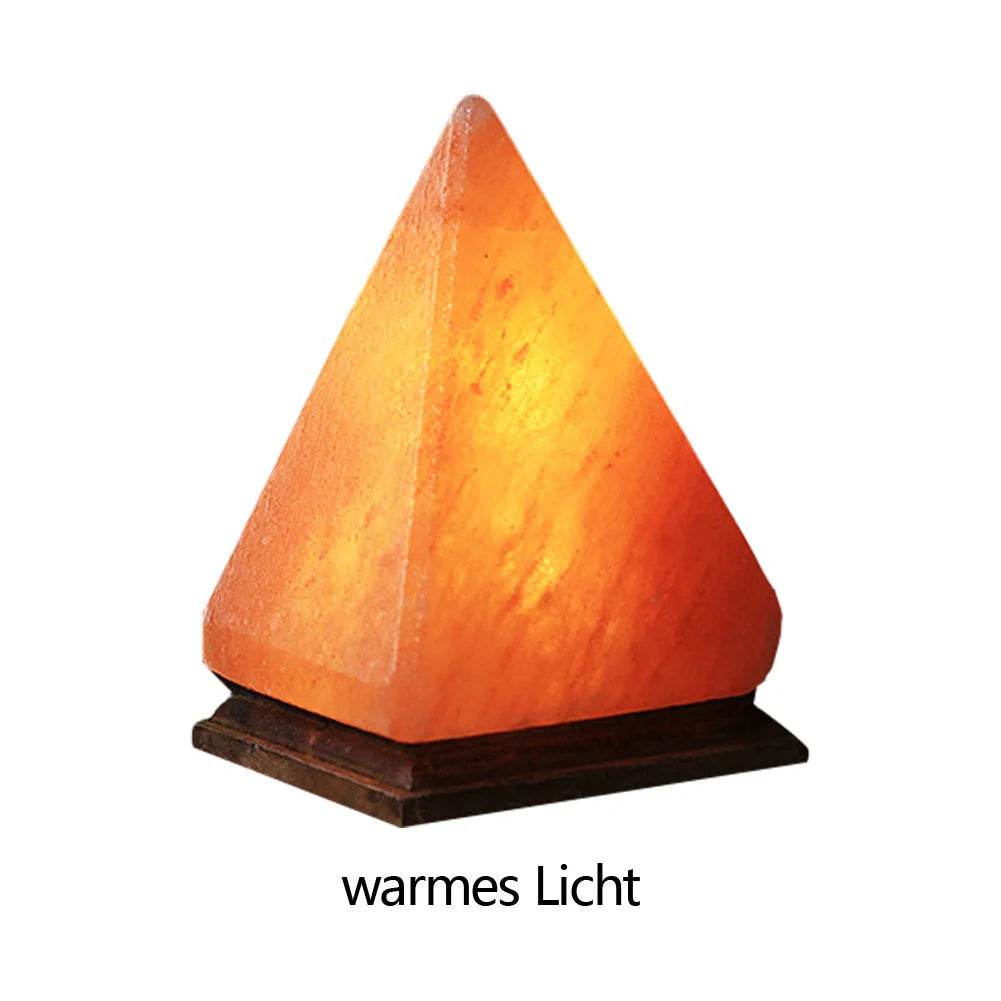 Himalayan Salt Lamp LED Night Light with Base Crystal Salt Rock Lamp LED Atmosphere Lamp Home Bedroom Decoration - Sleep Galleria