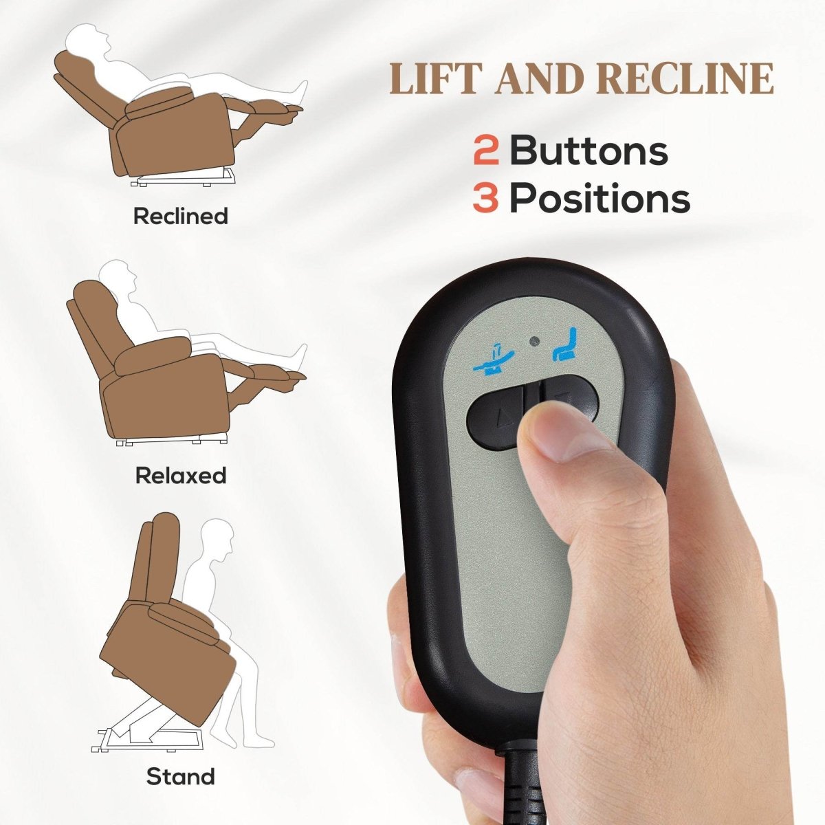 HOMCOM Power Lift Recliner Chair - Sleep Galleria