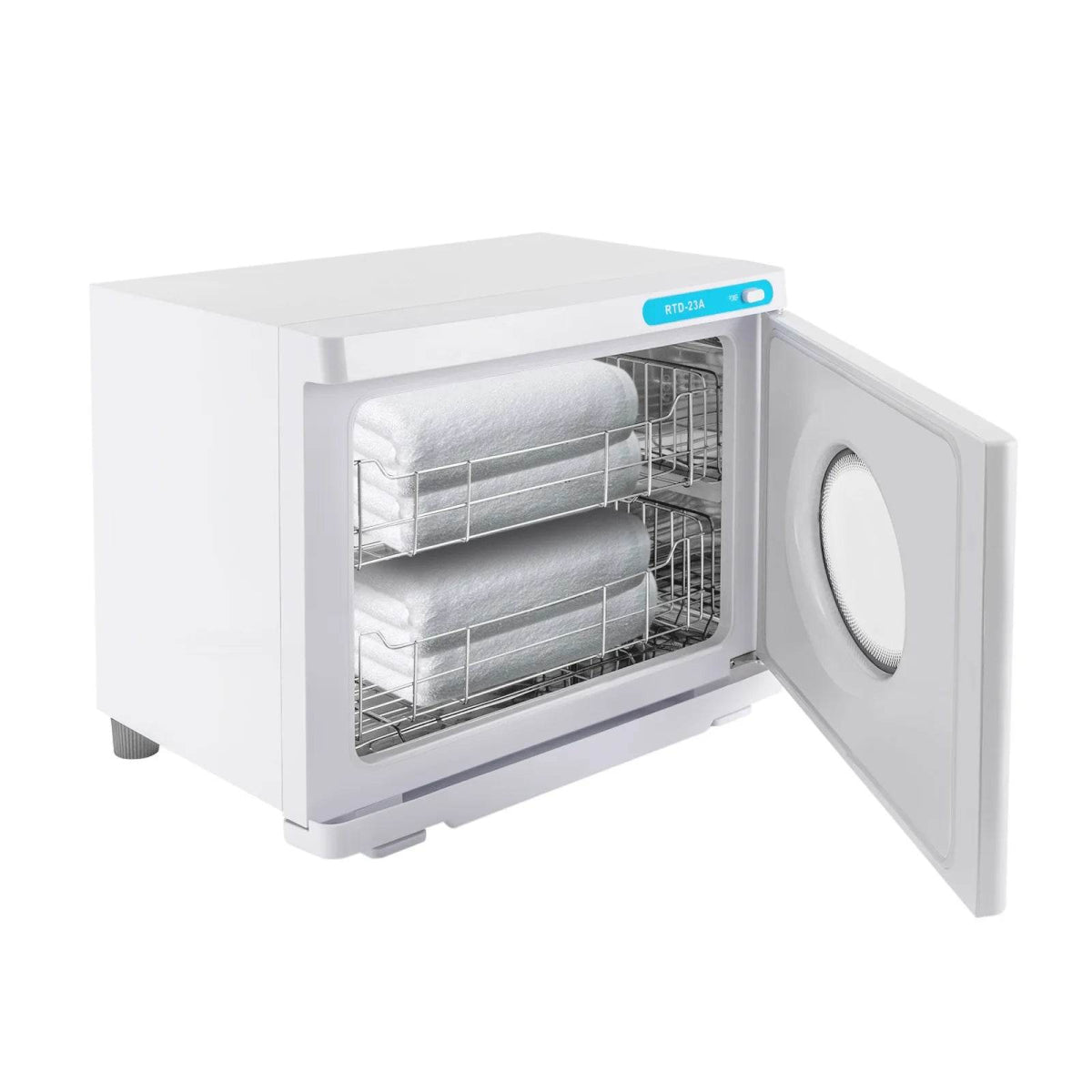 Hot Towel Warmer, Professional 23L Large Capacity Hot Towel Cabinet with See-Through Window (White) - Sleep Galleria
