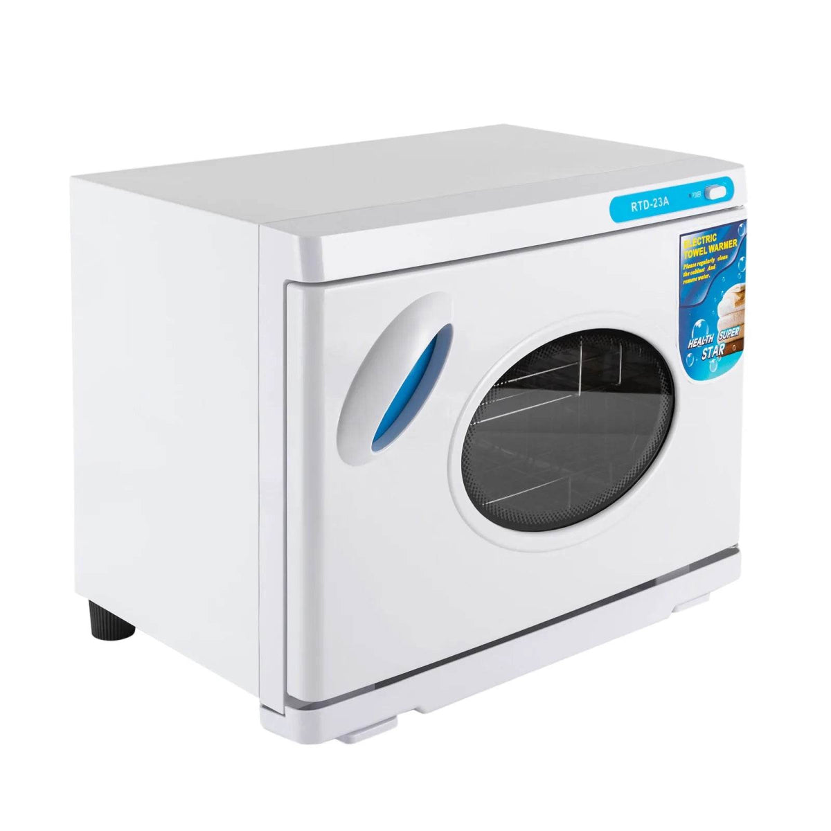 Hot Towel Warmer, Professional 23L Large Capacity Hot Towel Cabinet with See-Through Window (White) - Sleep Galleria