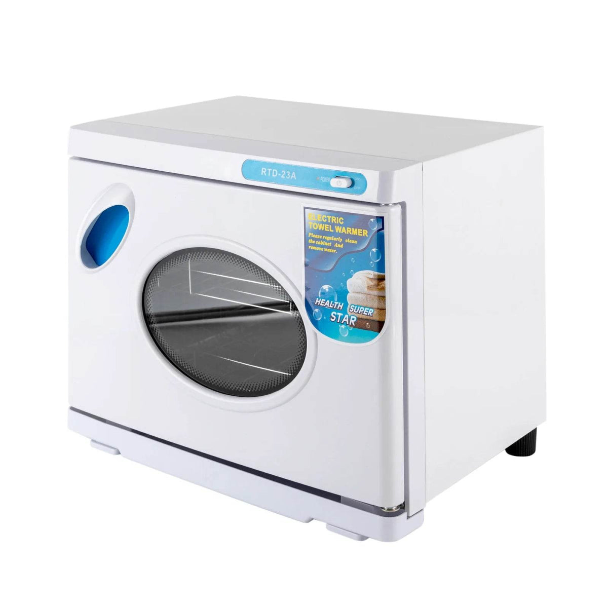 Hot Towel Warmer, Professional 23L Large Capacity Hot Towel Cabinet with See-Through Window (White) - Sleep Galleria