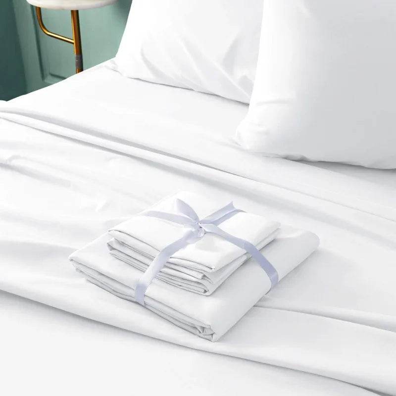 Hotel Luxury Bed Sheets Set 6 Piece(King, White) - Super Soft 1800 Thread Count, Wrinkle & Fade Resistant - Sleep Galleria