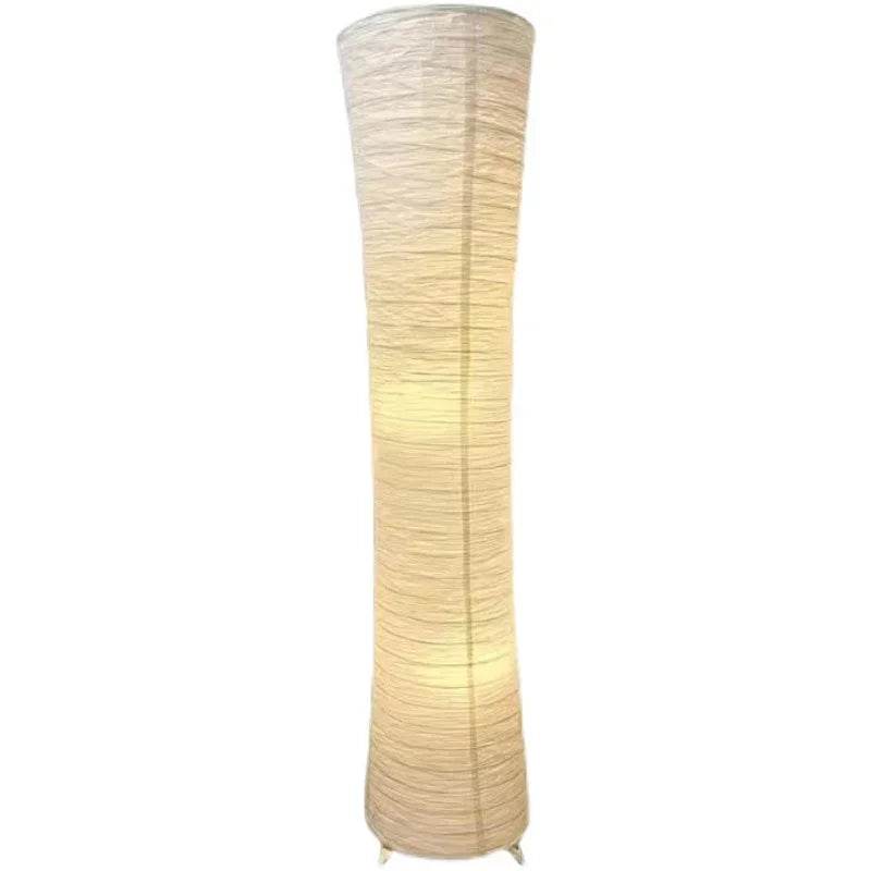 Japanese-style Paper Lampshade Floor Lamp Nordic Minimalist Paper Standing Lamp Bedside Bedroom Study Living Room Lampara Led - Sleep Galleria