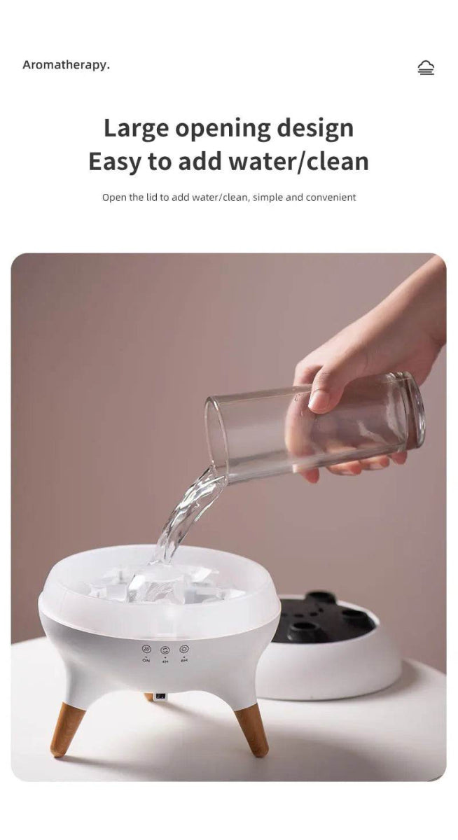 Jellyfish Aroma Humidifier Aromatherapy Diffuser Creative Ultrasonic Essential Oil Diffuser Remote Control Mist Humidifier - Sleep Galleria