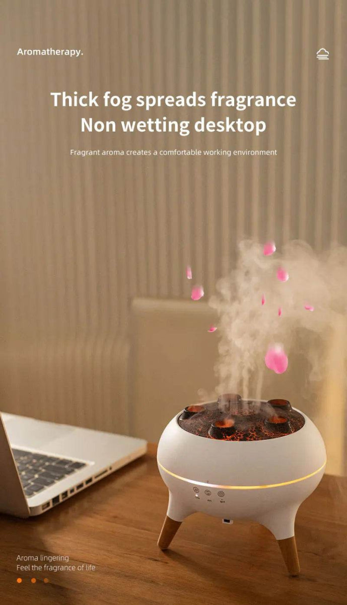 Jellyfish Aroma Humidifier Aromatherapy Diffuser Creative Ultrasonic Essential Oil Diffuser Remote Control Mist Humidifier - Sleep Galleria