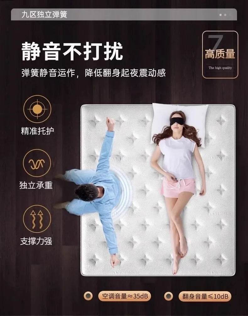 King Sized Latex Mattress Double Modern Latex Luxury Memory Foam Mattress High Quality Queen Colchones Bedroom Furniture - Sleep Galleria