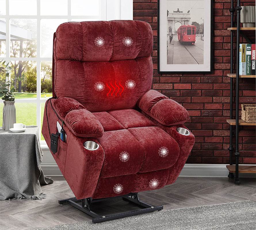 Liyasi Dual OKIN Motor Power Lift Recliner Chair - Sleep Galleria