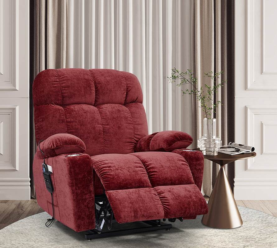 Liyasi Dual OKIN Motor Power Lift Recliner Chair - Sleep Galleria
