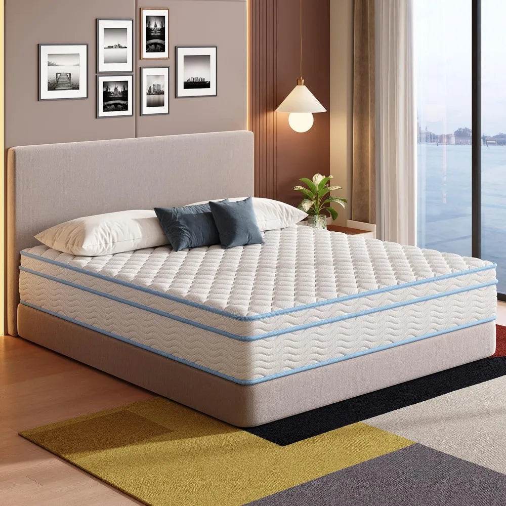 Mattress,12 Inch Queen Size Mattresses for Advanced Gel Memory Foam, Soft and Comfortable, Medium Firm, Pressure Relief - Sleep Galleria