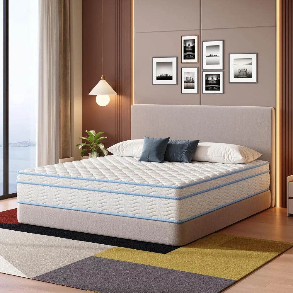 Mattress,12 Inch Queen Size Mattresses for Advanced Gel Memory Foam, Soft and Comfortable, Medium Firm, Pressure Relief - Sleep Galleria